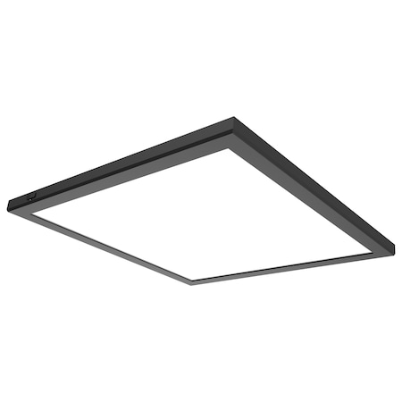 Nuvo Blink Pro Plus 47W 24 in. x 24 in. Surface Mount LED CCT Select 90 CRI Black 120/277V Square 62/1784